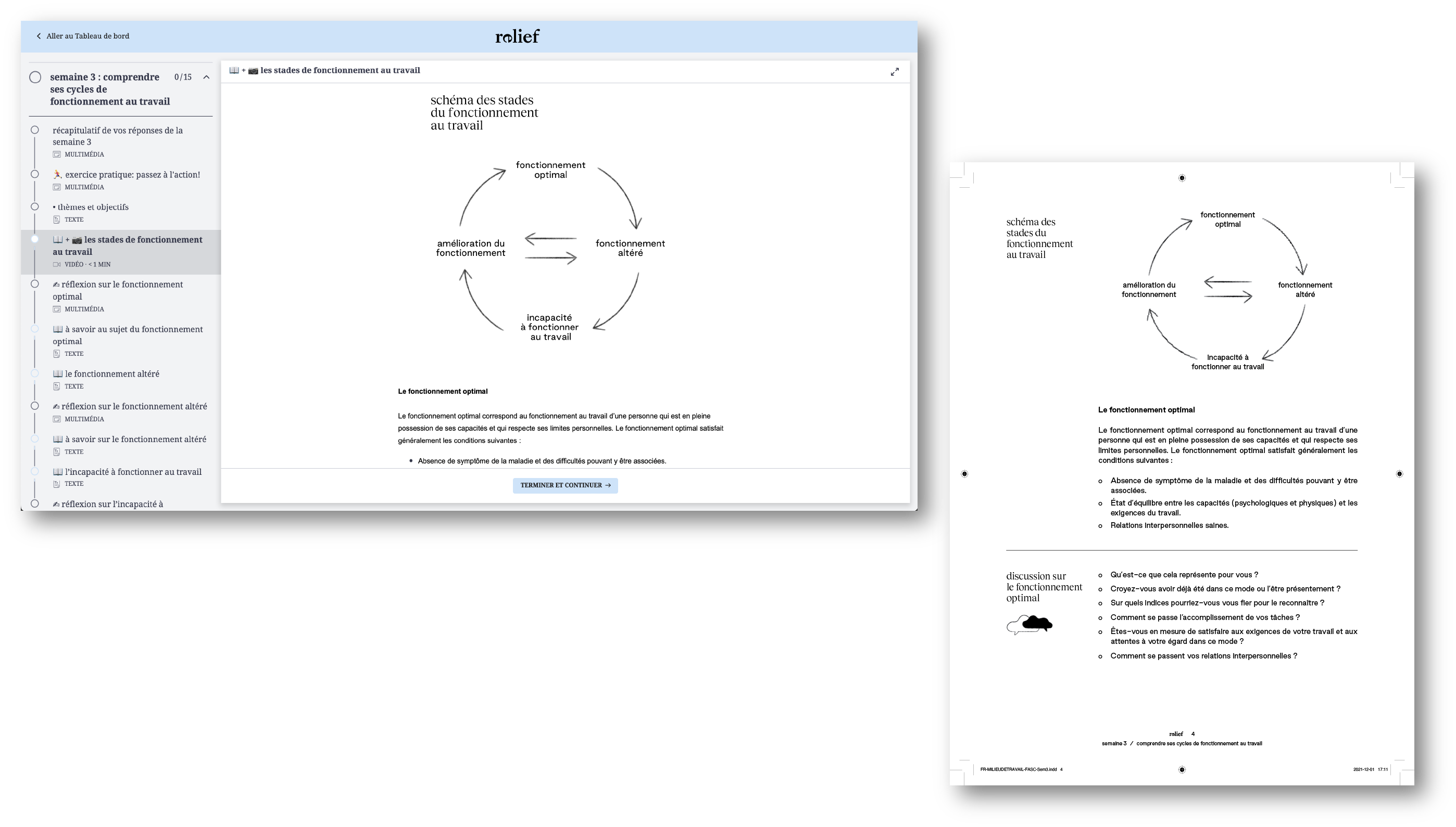 vivre avec un meilleur équilibre au travail